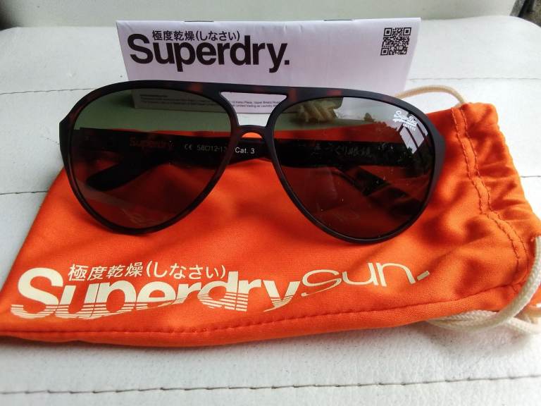 Superdry aviator sunglasses men's/unisex