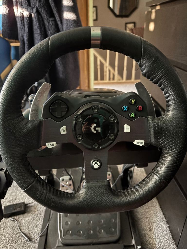 Logitech G920 Driving  Wheel & Pedals with Shifter and stand 
