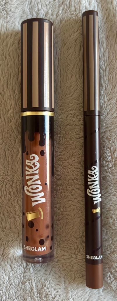 New ⁠3 x Willy Wonka Cocoa Lip Duo, Lip Liner and Gloss Sets For All £10.00 