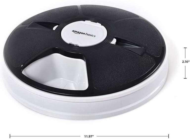 New unused, Amazon Basics Automatic Cat/small dog Food Feeder with Electronic Timer.