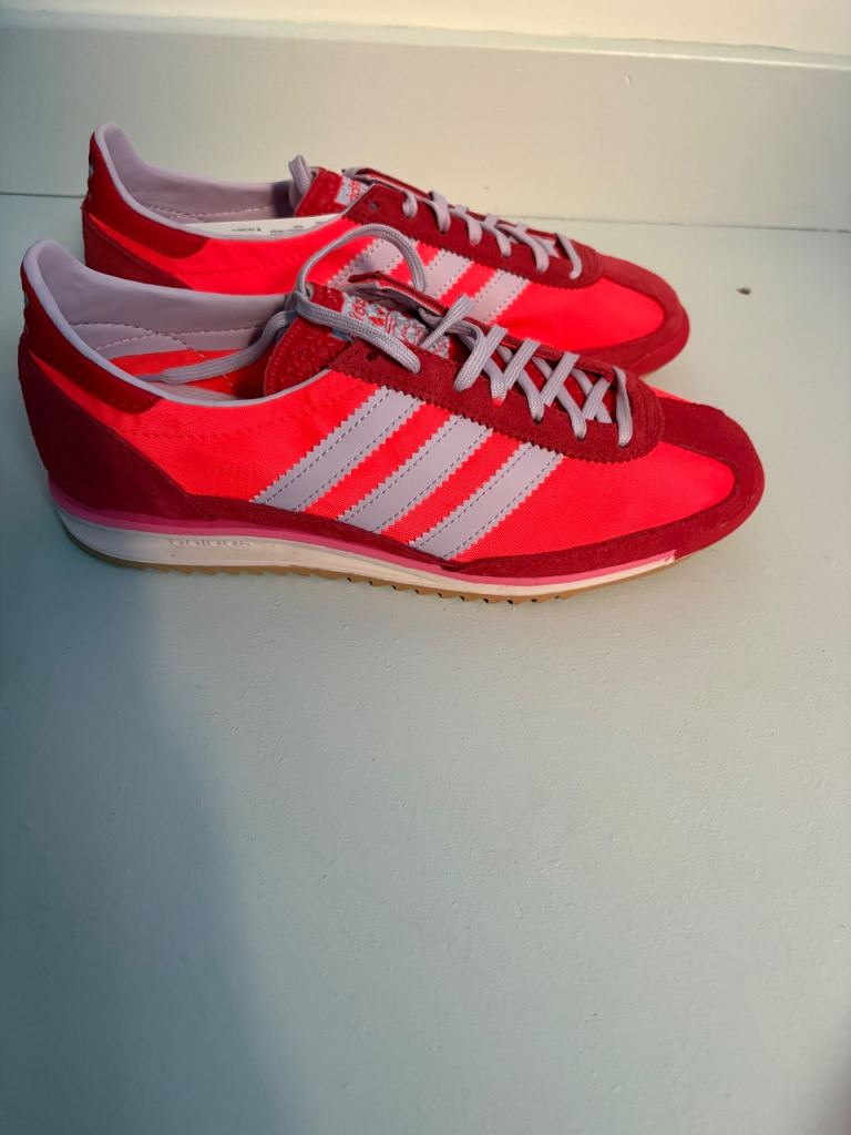 Adidas SL 72 Trainers - Red/Pink, UK6.5