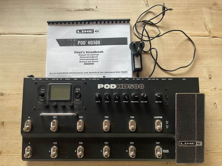Line 6 HD500 guitar effects processor