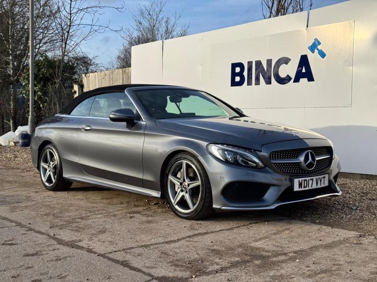 2017 Mercedes-Benz C Class 2.1 C250d AMG Line (Premium Plus) Cabriolet G-Tronic+ Euro 6 (s/s) 2dr...