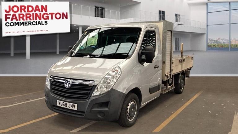 2018 68 Reg VAUXHALL MOVANO 2.3 CDTi 3500 DROPSIDE WITH AIR-CON FWD L2 EURO 6 