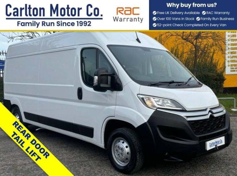 2022 Citroen Relay 2.2 BlueHDi 35 Enterprise L3 H2 Panel Van [ Rear TailLift ] Euro 6 (s/s)  Pane...