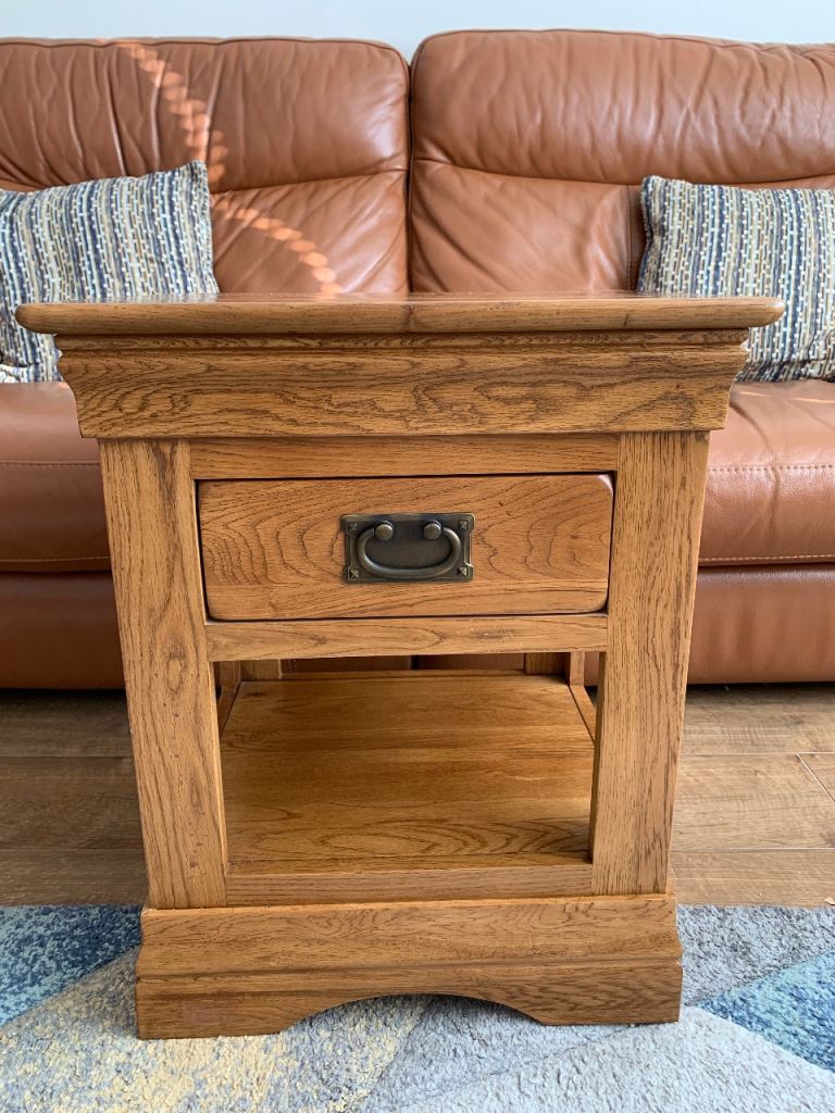Oak Furnitureland French Farmhouse Side Table