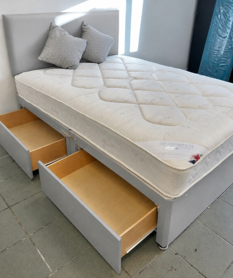 🛏️ 4FT Divan Bed Set + Foam Mattress 📞 Storage Available 💸 Cheapest Price