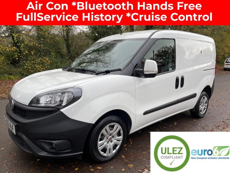 2022 Fiat Doblo 1.6 Multijet Tecnico Panel White Van With Air Con / Euro 6 PANEL VAN Diesel Manual