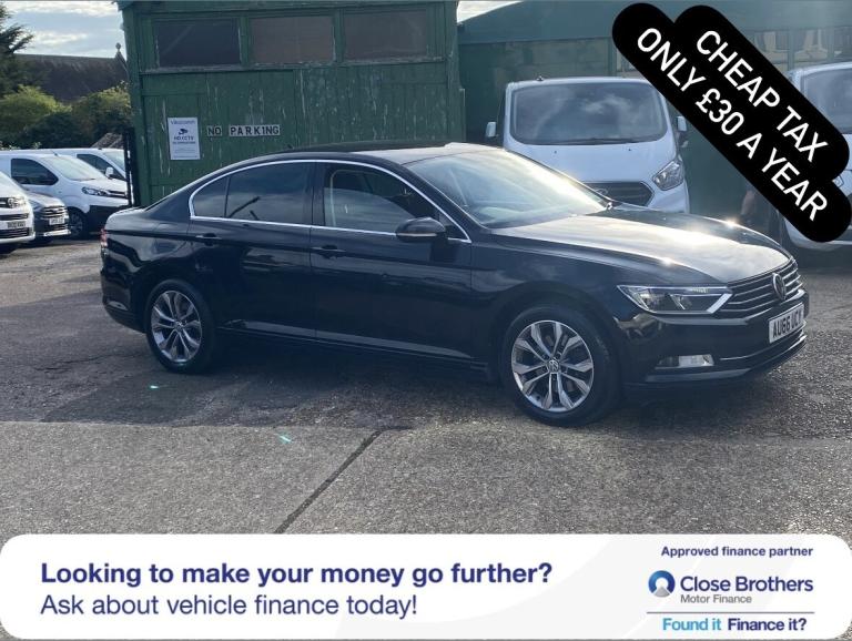 VOLKSWAGEN PASSAT 2.0 TDI BlueMotion Tech SE Black Manual Diesel 2016