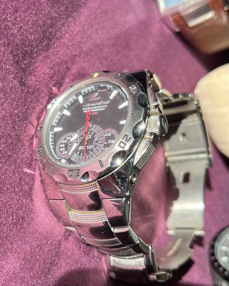 Chronotech Chronograph A320 Sport Watch, 10 ATM Water Resistant, Stainless Steel