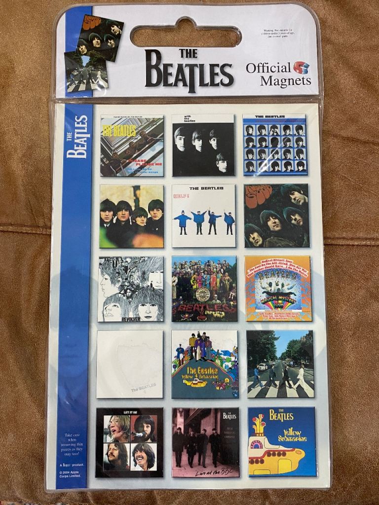 THE BEATLES ALBUM COVERS - FRIDGE MAGNETS X 15