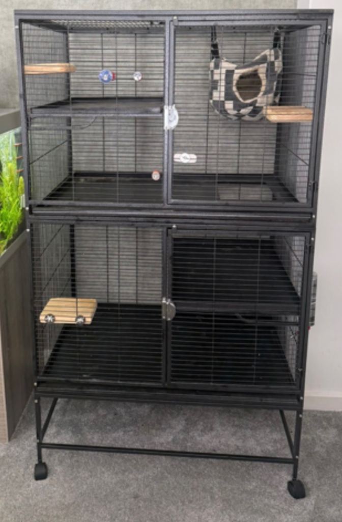 Large Cage For Small Animals. Good Condition. All Ladders etc Included.