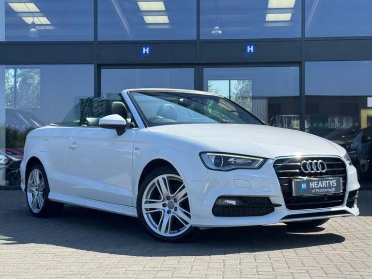 2014 Audi A3 Cabriolet 1.8 TFSI S line Convertible 2dr Petrol S Tronic Euro 6 (s/s) (180 ps) AIR ...