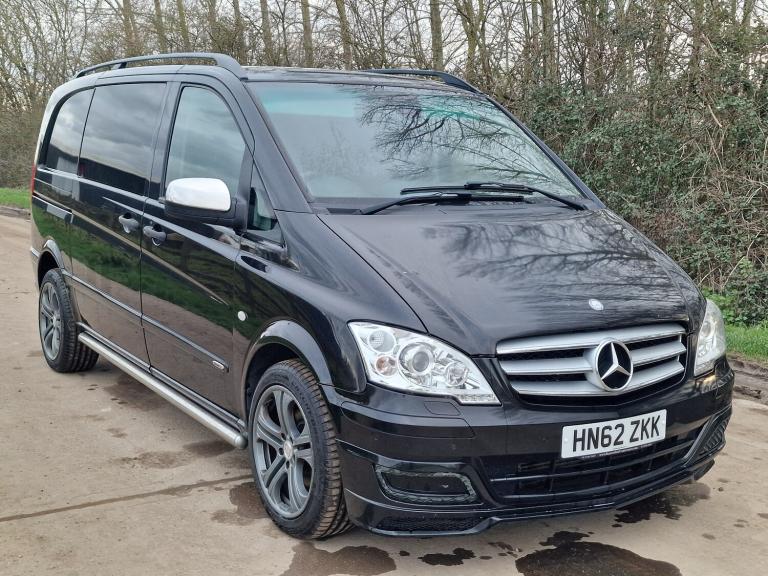 2013 Mercedes Vito 122 CDI DUALINER AUTO Black 5 Seat Panel Van  Spares Repairs
