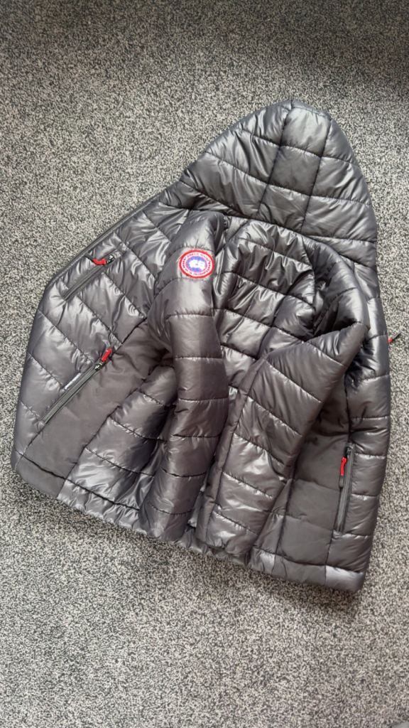 Canada Goose Grey Puffer Jacket - Excellent Condition, Size XXS