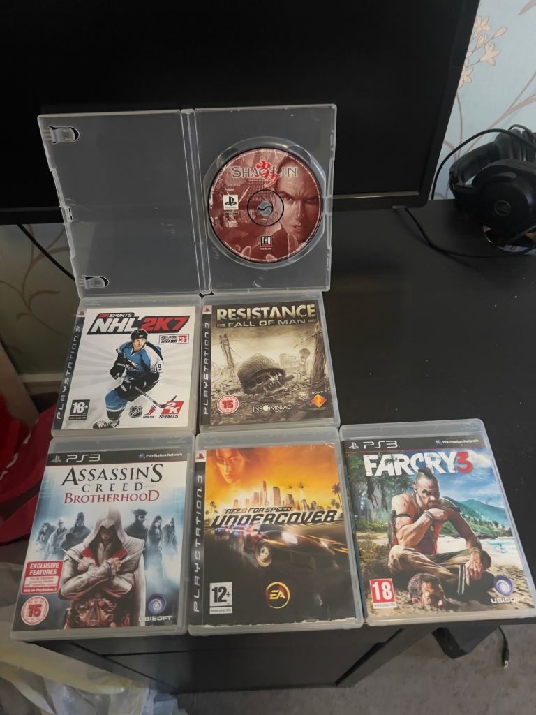 PS3 Games & Rare Gem PS1 Game (must read description)