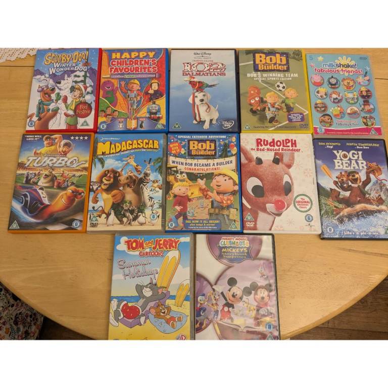 Selection of kids dvds