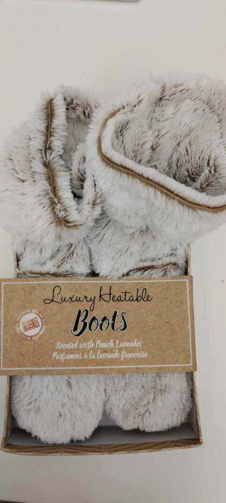 Heatable Lavander Scented Slipper Boots