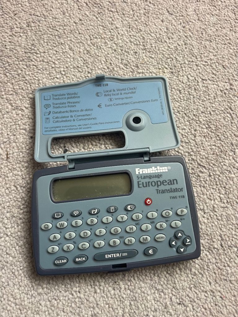 Franklin 5-Language European Translator — TWE-118