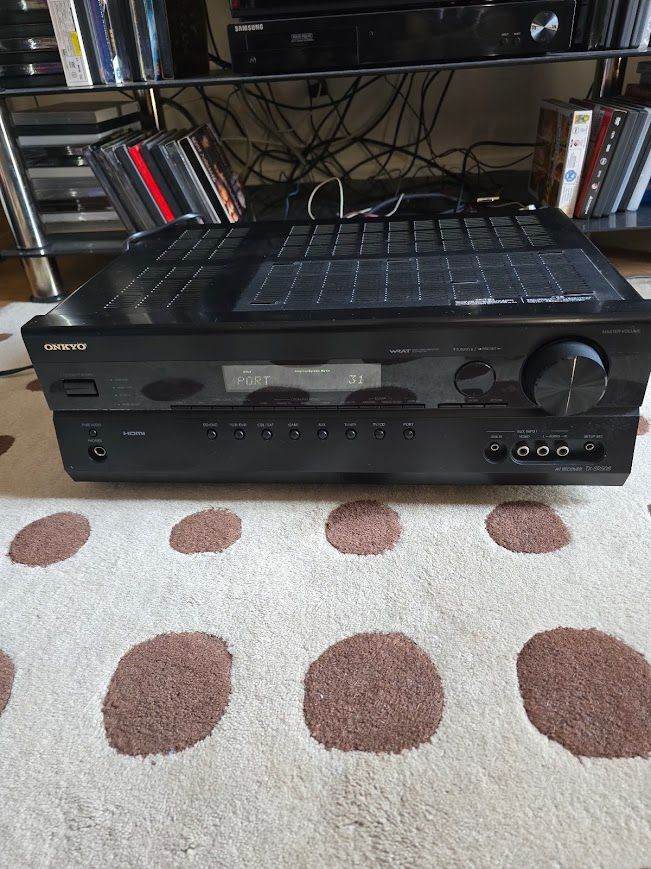 Onkyo TX-SR508 AV Receiver 5.1/7.1 (Home Cinema) with remote control,