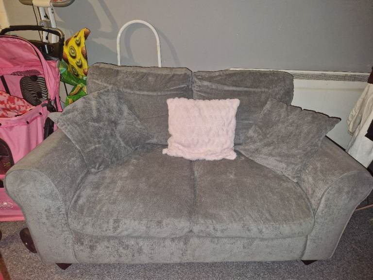 Small grey sofa