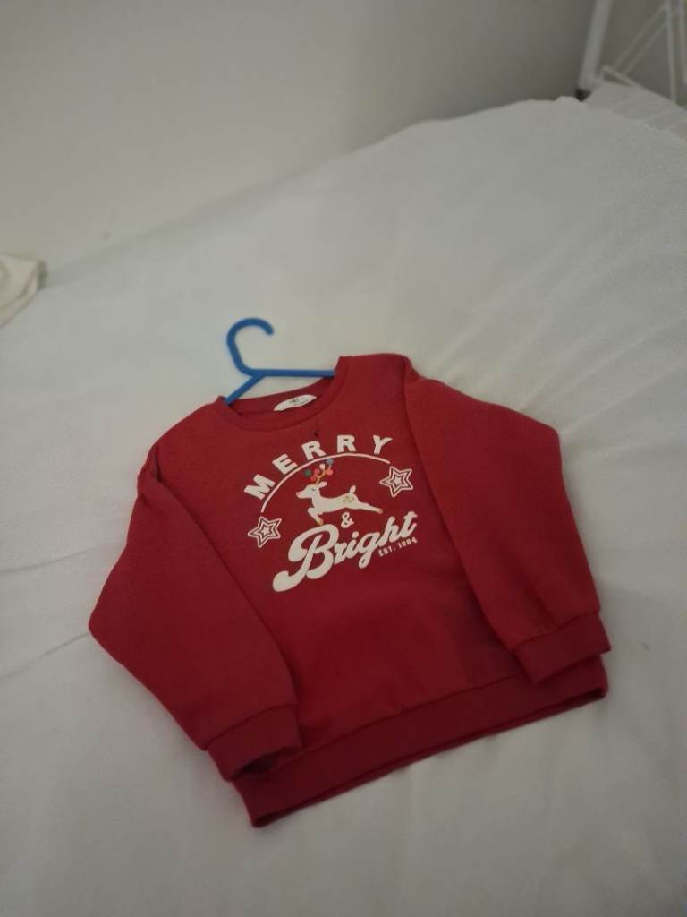 Girls new m&s xmas jumper