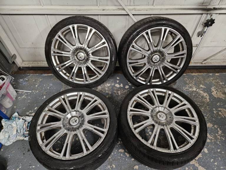 20 inch BMW alloy wheels pcd 5x 120