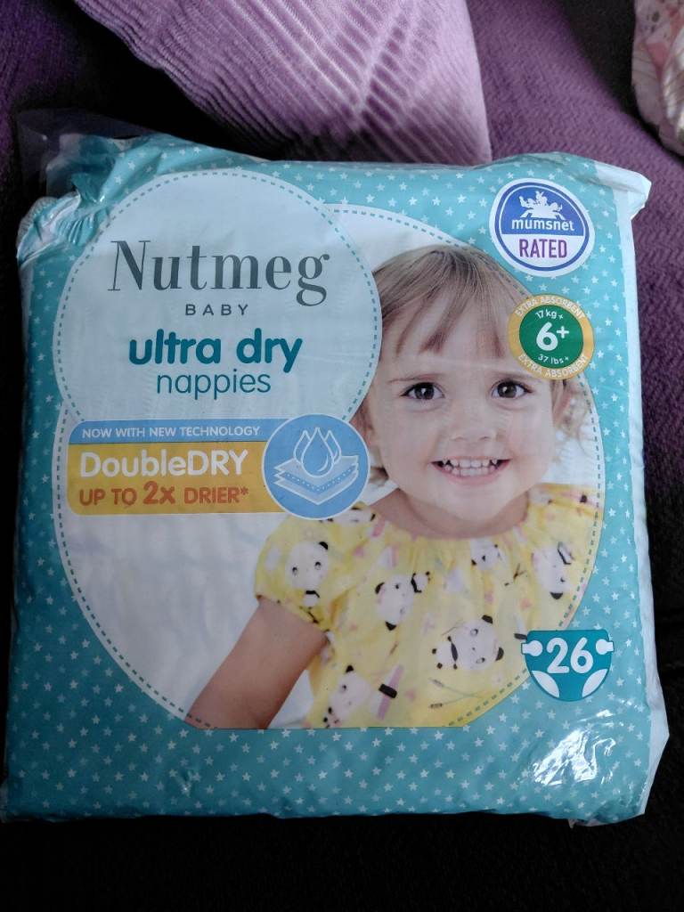 Free size 6+ nappies