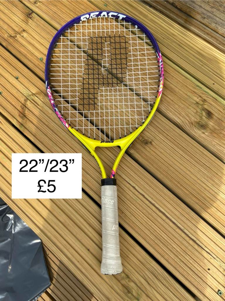 Used Junior tennis rackets
