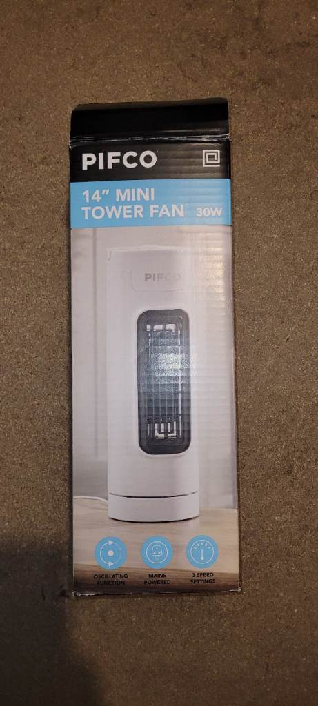 Desktop tower fan