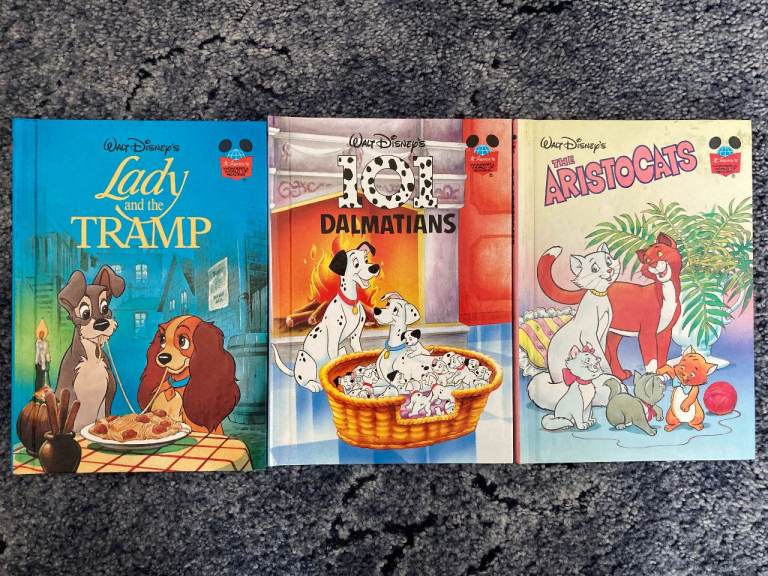 Disney Cats and Dogs x 3 Books/book – post or collect