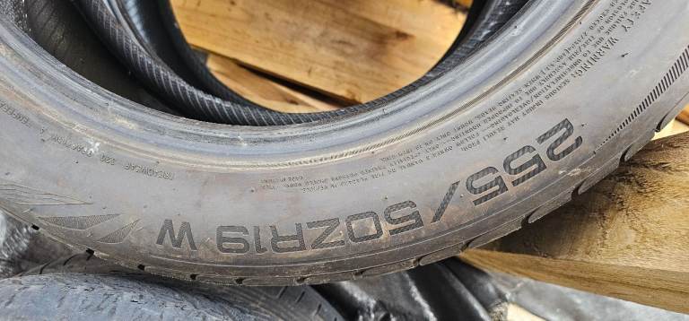 New 255/50R19 tyres