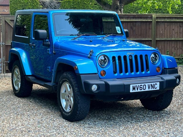 2010 Jeep Wrangler 2.8 CRD Sahara Soft top 4x4 2dr CONVERTIBLE Diesel Automatic