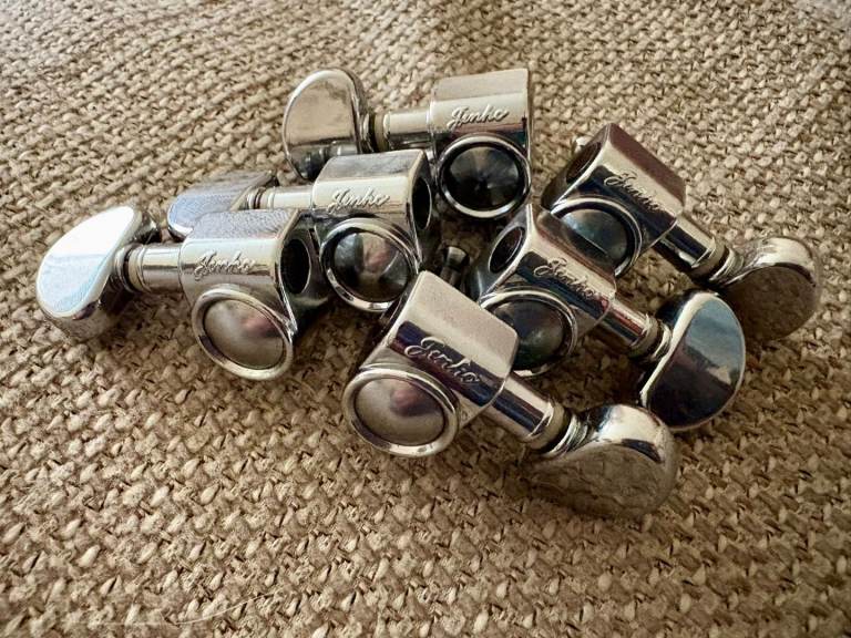 Quality Jinho Grover Style Guitar Tuners (FULL SET with all fixings / extras / can post) 🎸