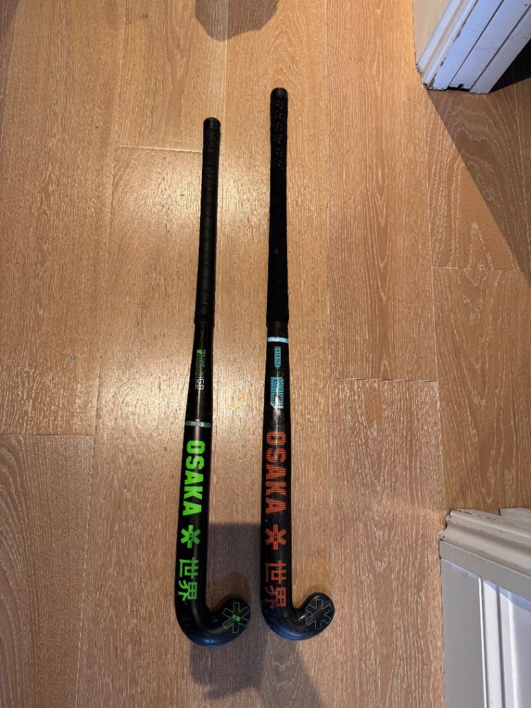 2 x Osaka Hockey Sticks - Pro Tour 10 GB, Good Condition