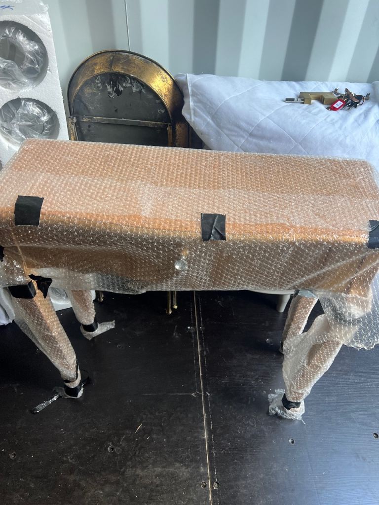 Gold Console table new 