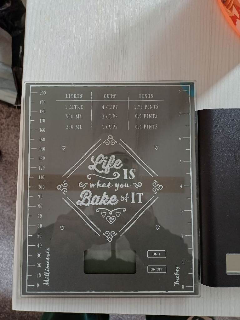   2 Glass digital Kitchen sacle 