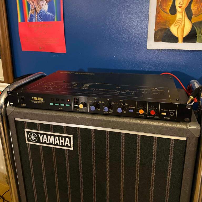 Yamaha R1000 Digital Reverberation 1980s - Black