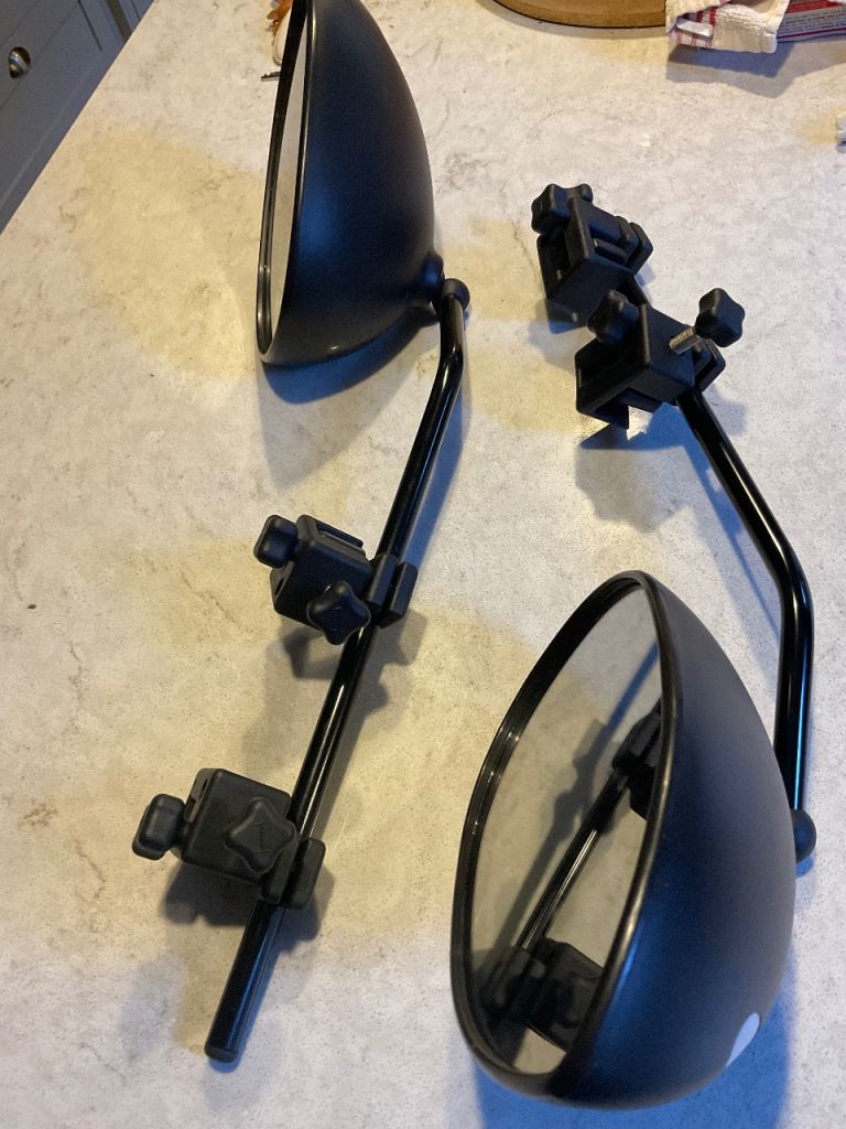 Milenco Aero Platinum Mirrors for towing caravan 