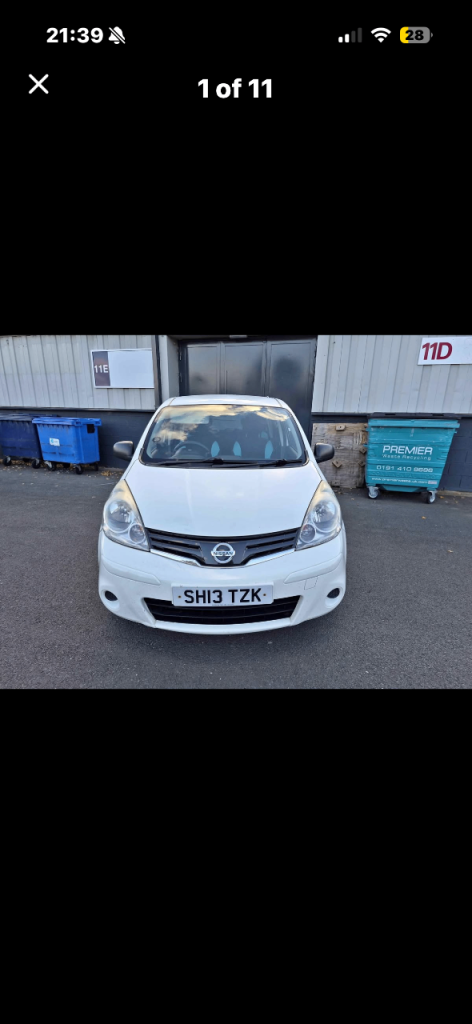 Nissan, NOTE, MPV, 2013, Manual, 1461 (cc), 5 doors