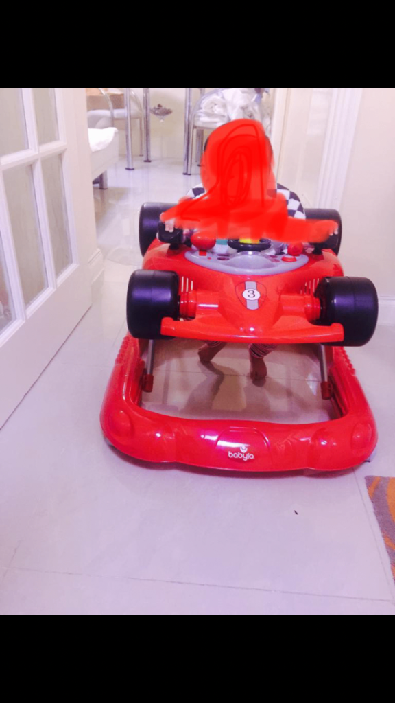 Baby walker  Ferrari style F1 car
