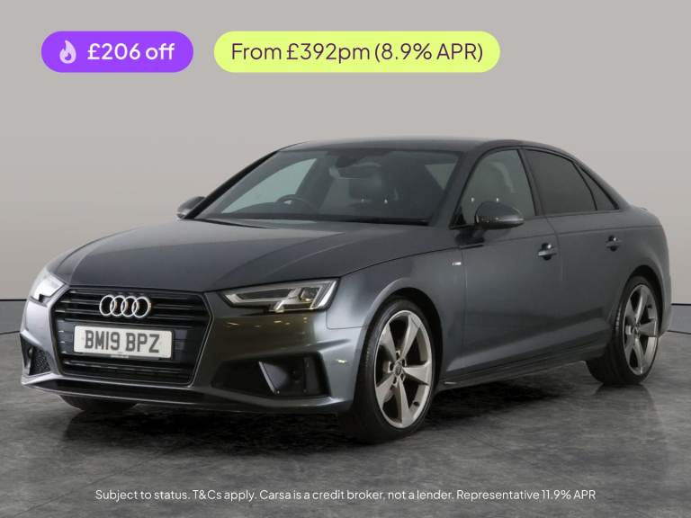 2019 Audi A4 2.0 TFSI 35 Black Edition Saloon 4dr Petrol S Tronic Euro 6 (s/s) (150 ps)  Saloon P...