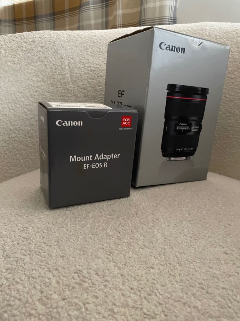 Canon EF 24-70mm F2.8L & Mount Adapter EF-EOS R