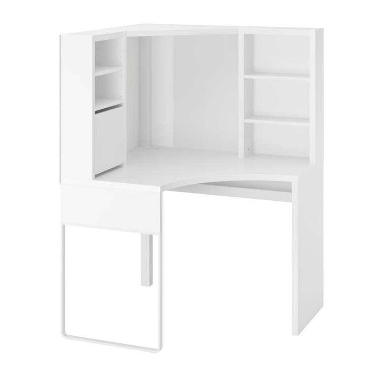 IKEA: MICKE Series Corner workstation, white, 100x142 cm, new, unopened, 47% off (Originally £189)