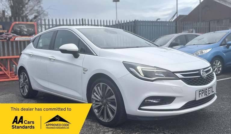 2018 Vauxhall Astra 1.4T 16V 150 SRi 5dr HATCHBACK PETROL Manual