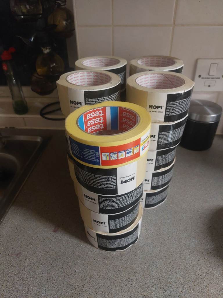 25 Tesa NOPI Masking Tape Rolls – New