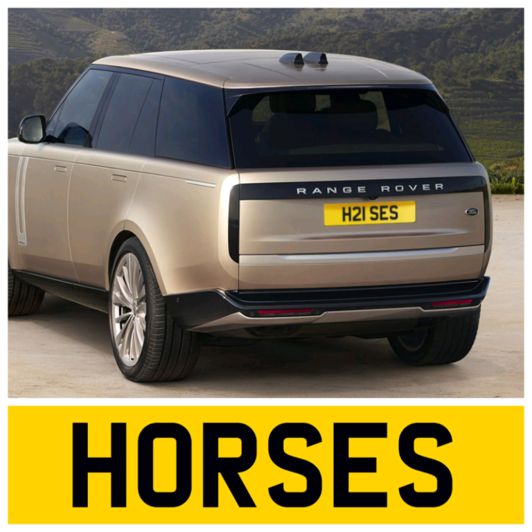 HORSES OLD PREFIX PRIVATE REGISTRATION CHERISHED CAR NUMBER PLATE 