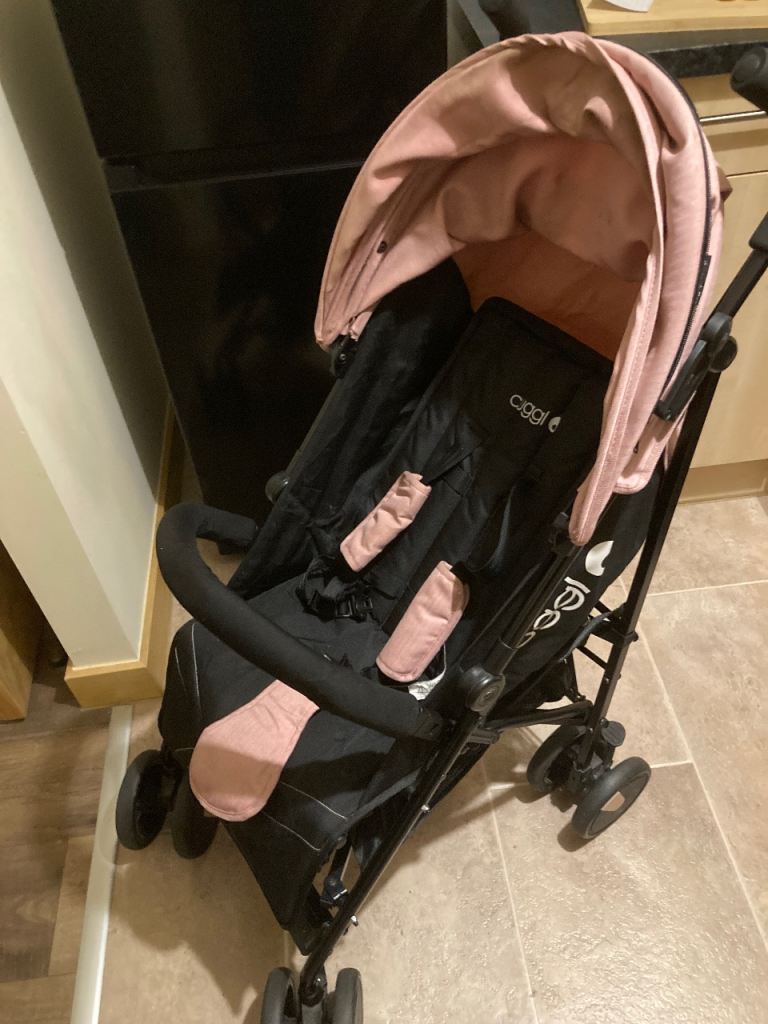 Pink stroller buggy