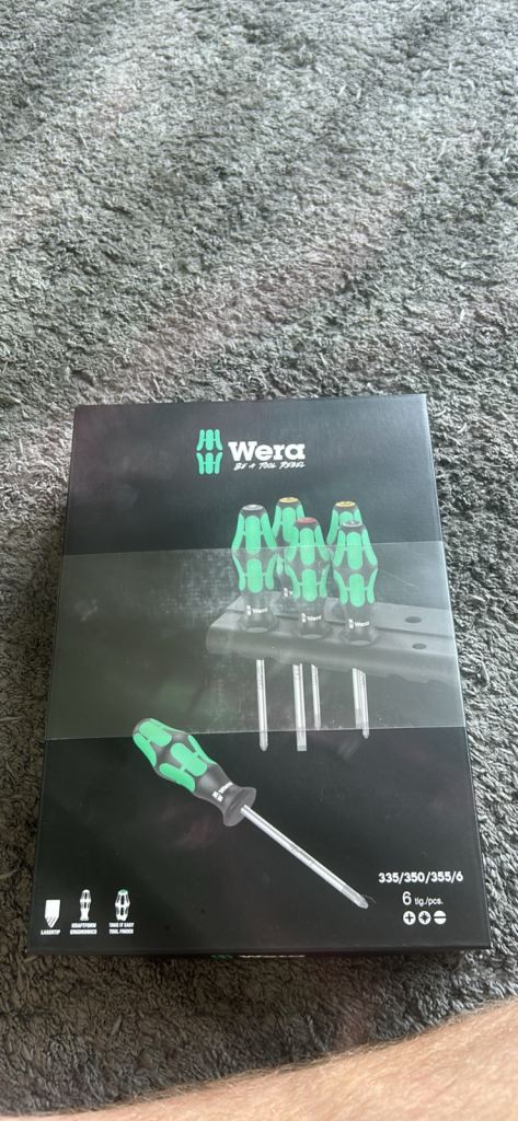 Wera Kraftform Plus Rack Mixed Screwdriver Set 6 PCS