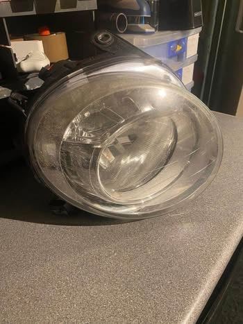 ORIGINAL FIAT 500 LOWER HEADLIGHT DRIVERS SIDE OFFSIDE HEADLAMP 2012Hatchback